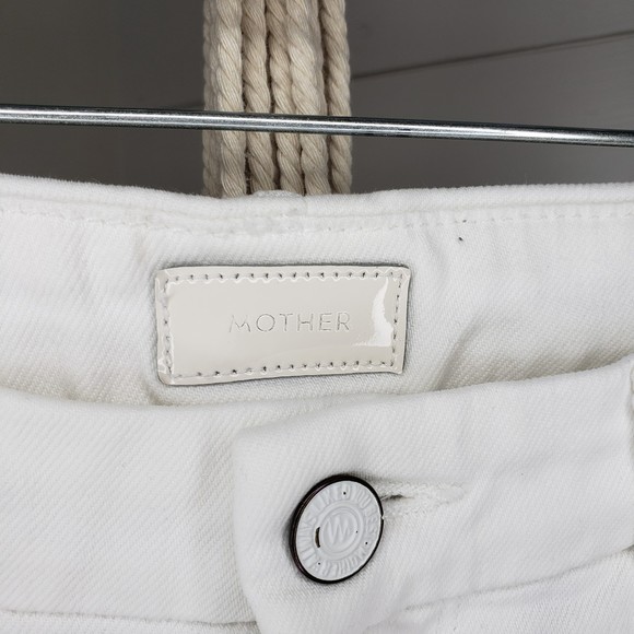 Mother The Looker Skinny Jean in Sleeping Beauty White Size 27 - Picture 8 of 10
